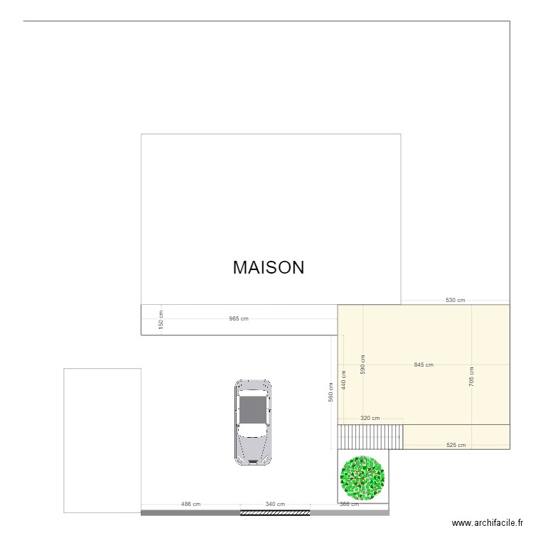 Terrasse Garage Messigny 1. Plan de 0 pièce et 0 m2