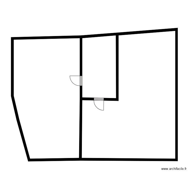 di massimo. Plan de 14 pièces et 225 m2