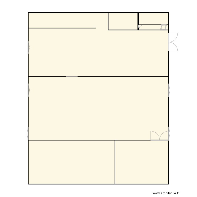 ETAGE 1. Plan de 7 pièces et 147 m2