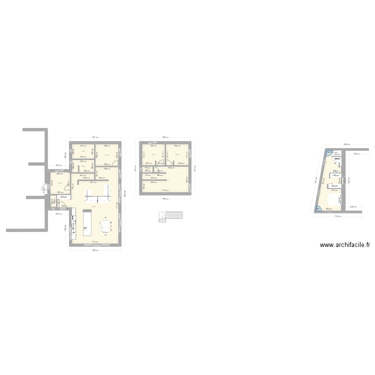 saint pierre. Plan de 12 pièces et 203 m2