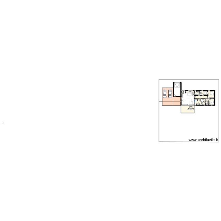 MAISONQL. Plan de 16 pièces et 84 m2