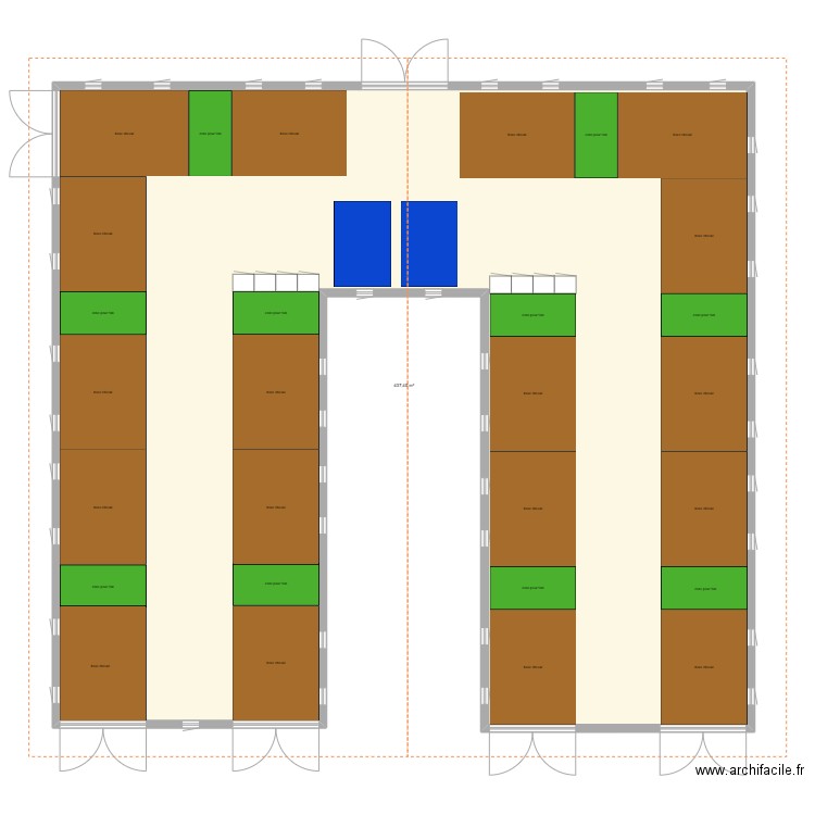 box18. Plan de 1 pièce et 437 m2