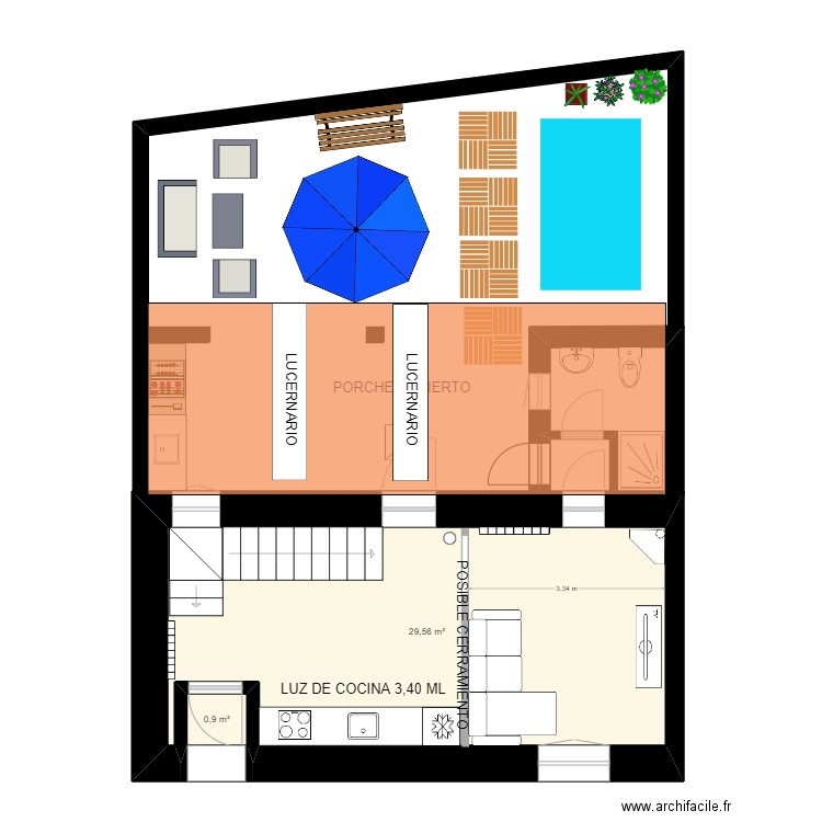 PLANTA BAJA APTO. A   (IZQUIERDA)   JARDIN 03. Plan de 0 pièce et 0 m2