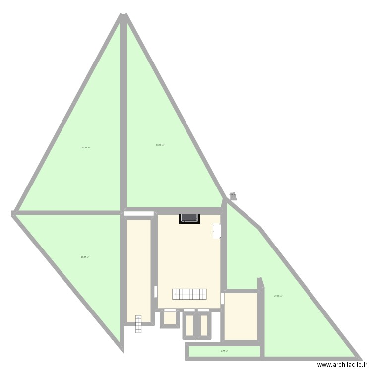 etage 1. Plan de 12 pièces et 269 m2