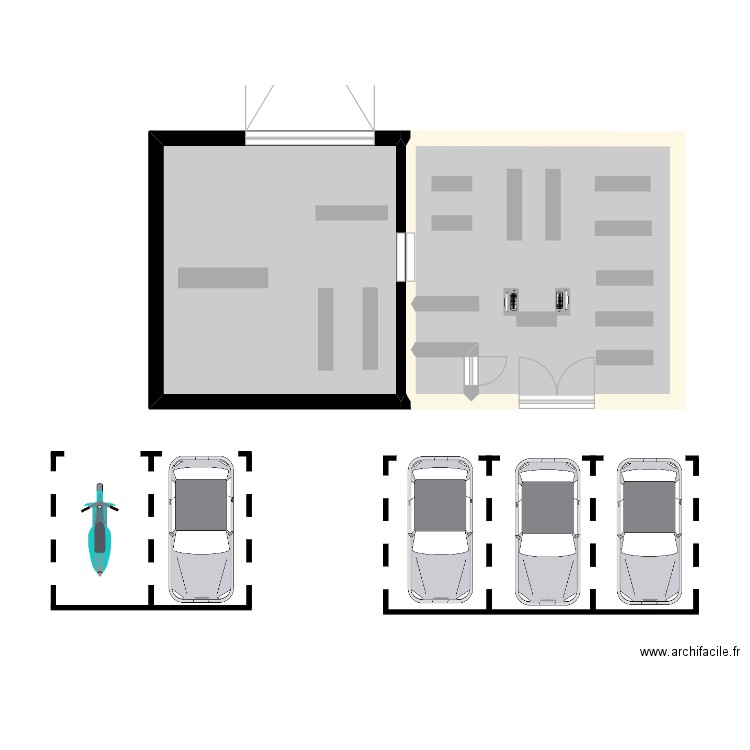 plan aubade mayenne . Plan de 4 pièces et 42 m2