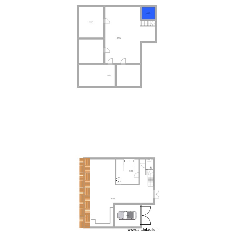 Maison OSMAN. Plan de 7 pièces et 262 m2