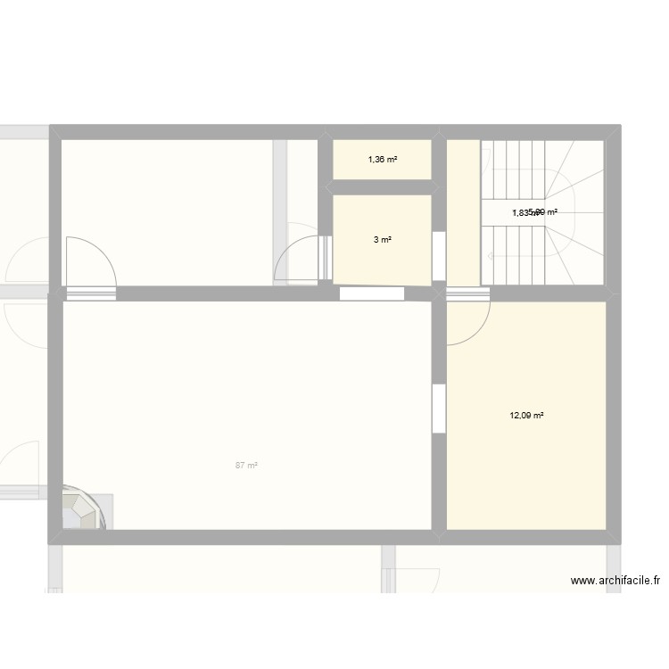 lestienne complet . Plan de 13 pièces et 224 m2