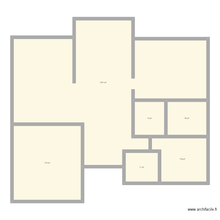 YOUSSEF 20. Plan de 6 pièces et 192 m2