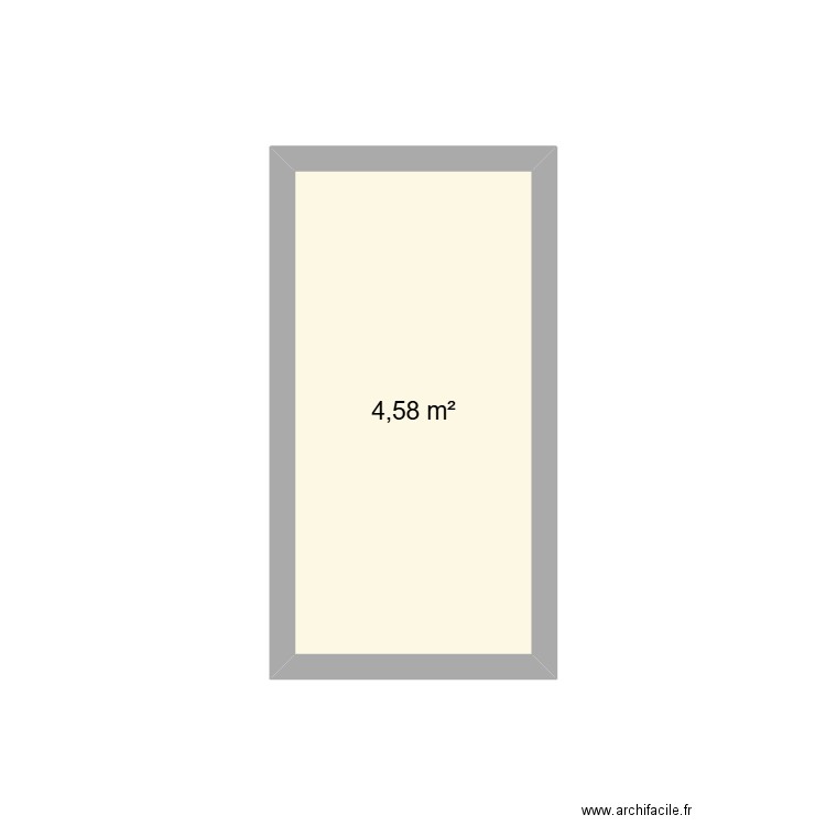 proposition sde. Plan de 1 pièce et 5 m2