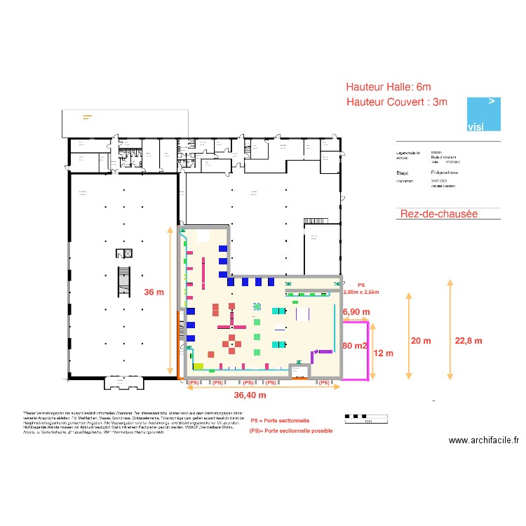 anciennement Miauton  17:00. Plan de 1 pièce et 969 m2