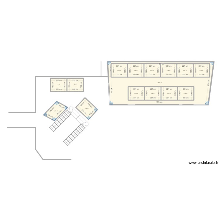 VIM Lille. Plan de 15 pièces et 137 m2