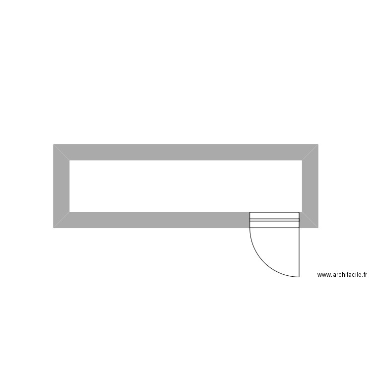 Local 9. Plan de 1 pièce et 3 m2