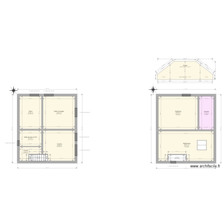 Ml24015959 VONTHRON. Plan de 10 pièces et 101 m2