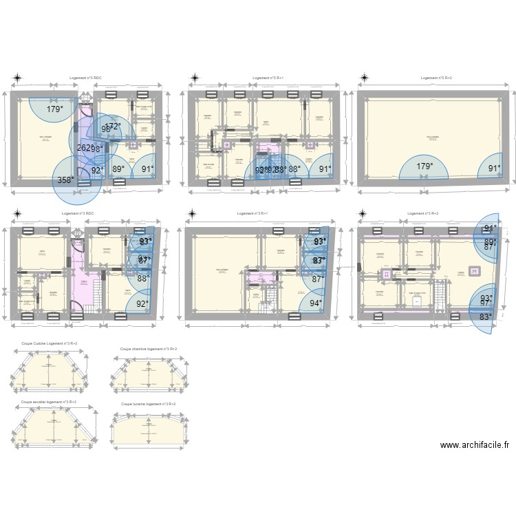 ML23052531 SCI POINCARE. Plan de 48 pièces et 567 m2