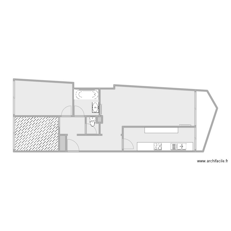 Maison Expo. Plan de 9 pièces et 62 m2