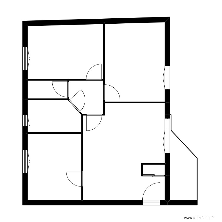 Dah plantier 3eme G. Plan de 9 pièces et 67 m2