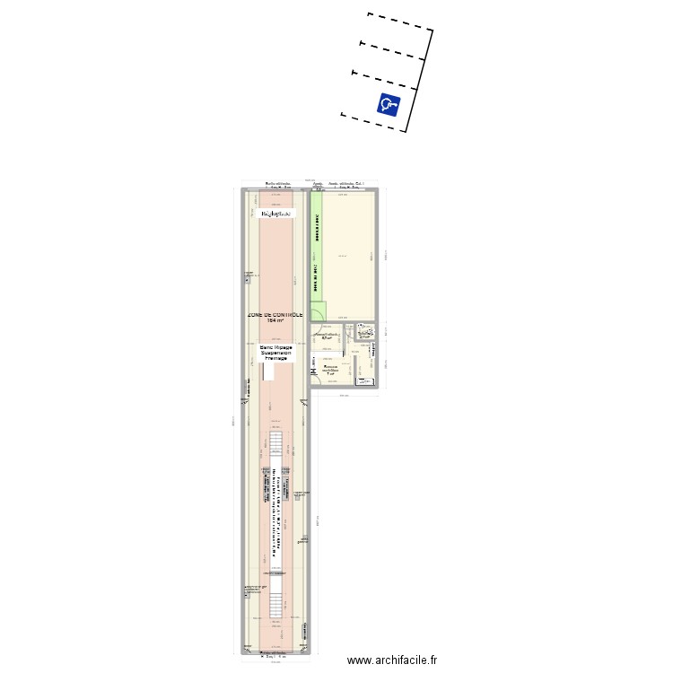 CCT VL  MCT Saint Joseph. Plan de 5 pièces et 234 m2