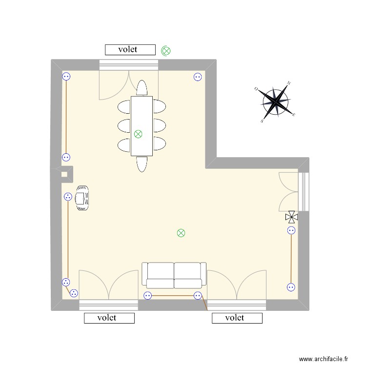 salle manger 2. Plan de 1 pièce et 25 m2