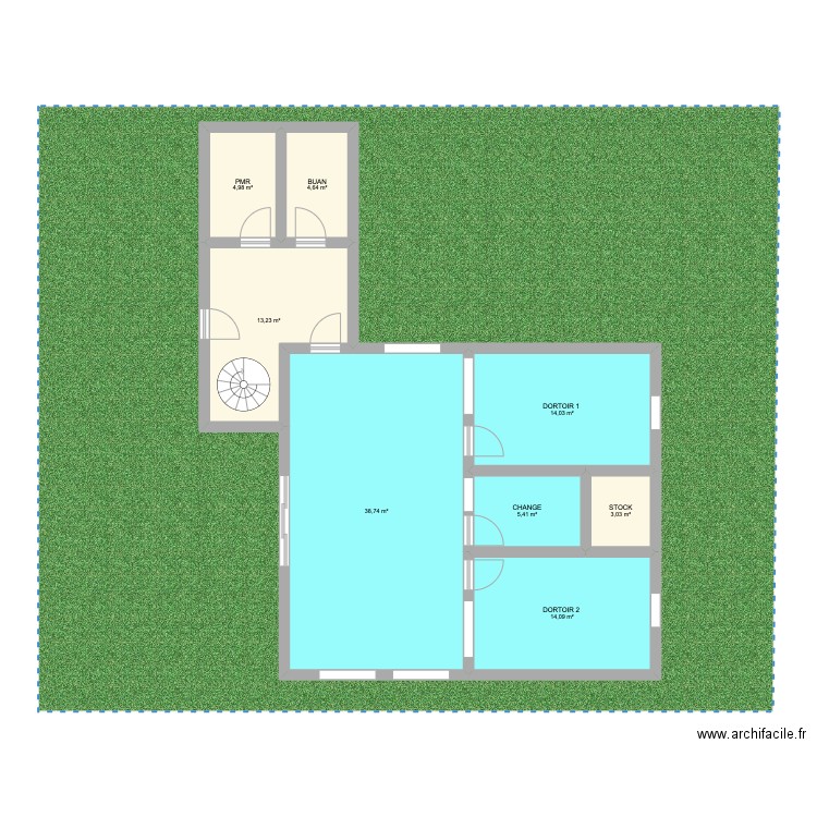 PLAN VICTOR 2. Plan de 11 pièces et 119 m2