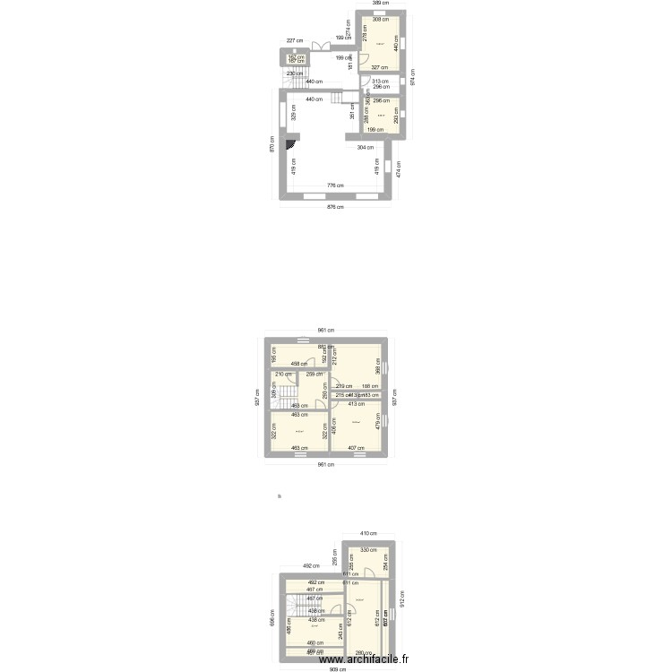 blue cottage. Plan de 8 pièces et 153 m2