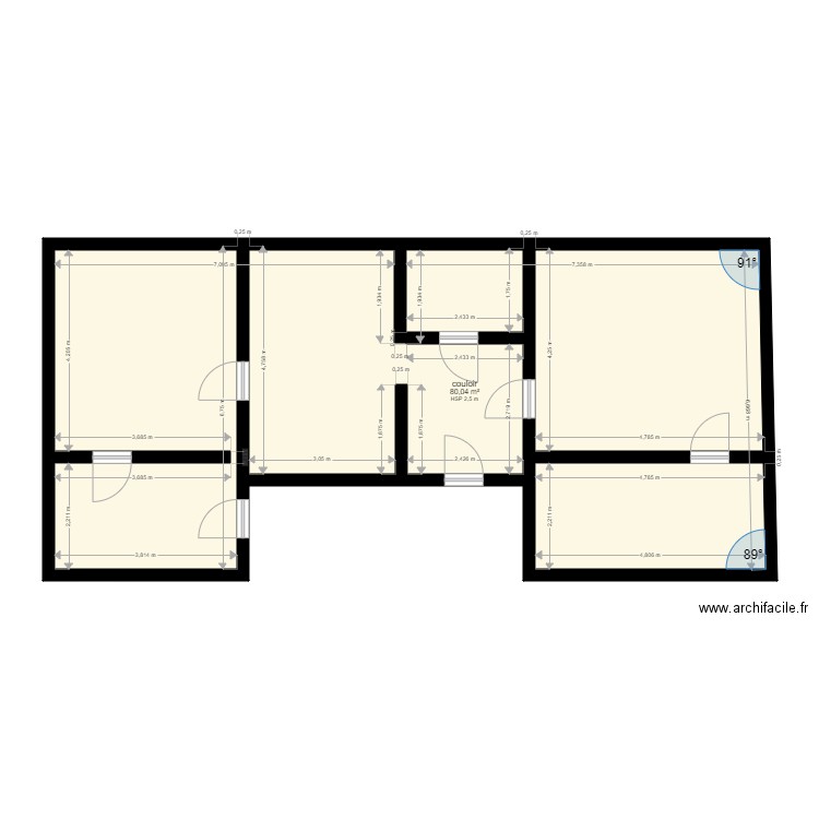 plan labo CMA gorom. Plan de 1 pièce et 80 m2