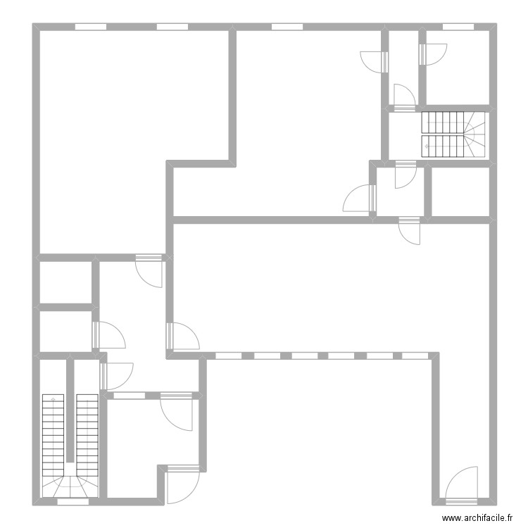 Stanley niv0. Plan de 11 pièces et 230 m2