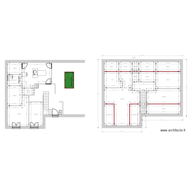 xoha. Plan de 25 pièces et 153 m2