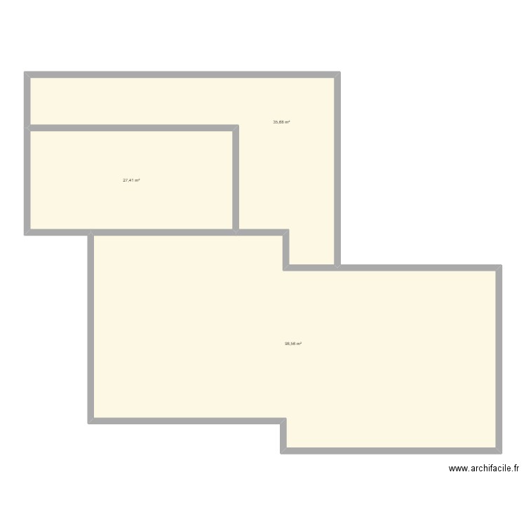 maison chemin saint gilles. Plan de 3 pièces et 162 m2