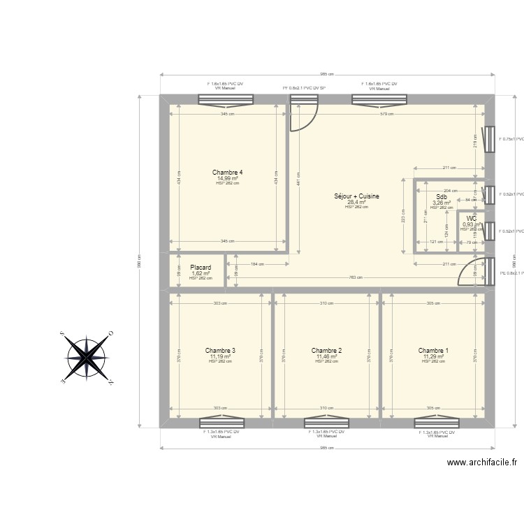 ML24008062. Plan de 11 pièces et 247 m2