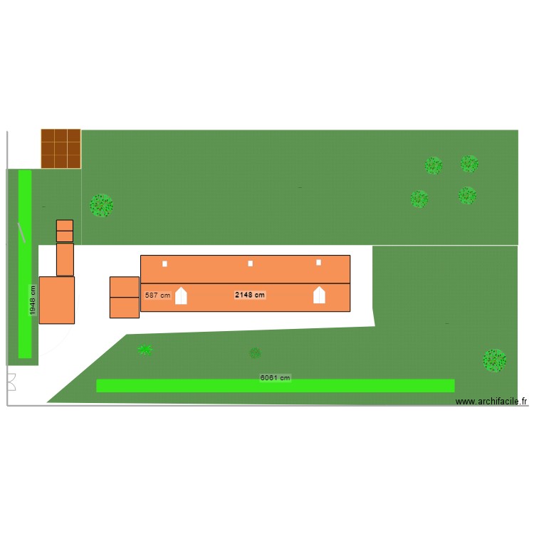 PLAN DE MASSE. Plan de 0 pièce et 0 m2