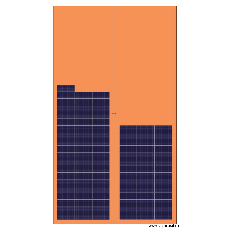 LEQUEUX MOLITOR. Plan de 4 pièces et 1484 m2