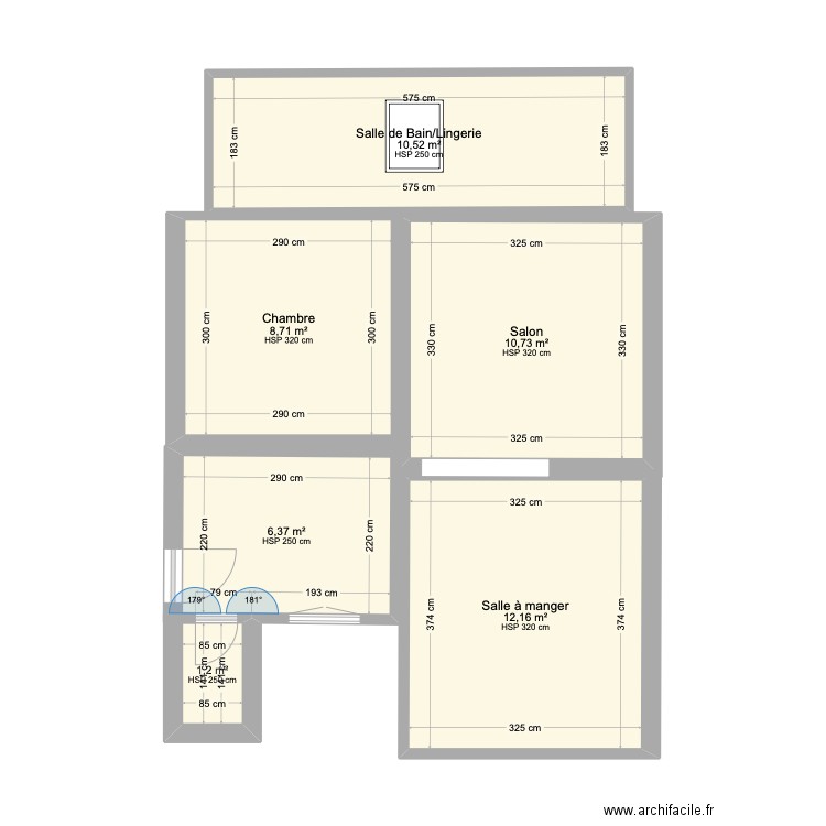 TOT OU TARD. Plan de 6 pièces et 50 m2