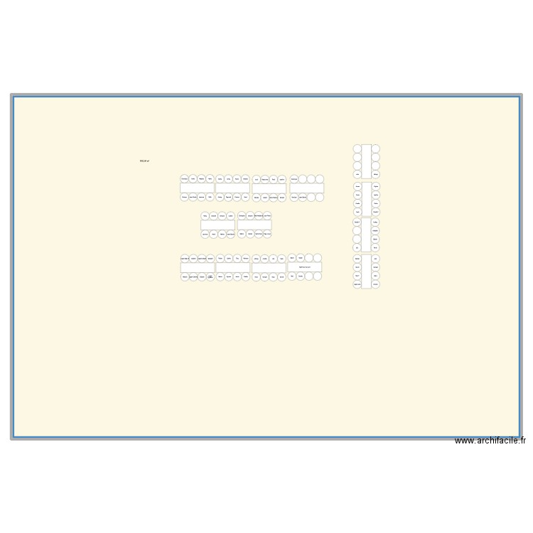 Mariage. Plan de 1 pièce et 1163 m2