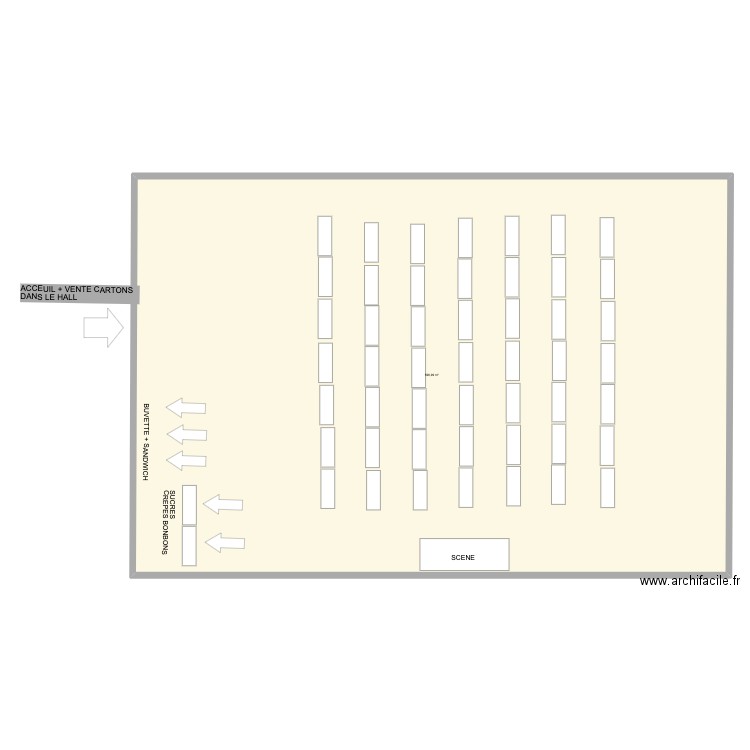 Plan loto. Plan de 1 pièce et 600 m2