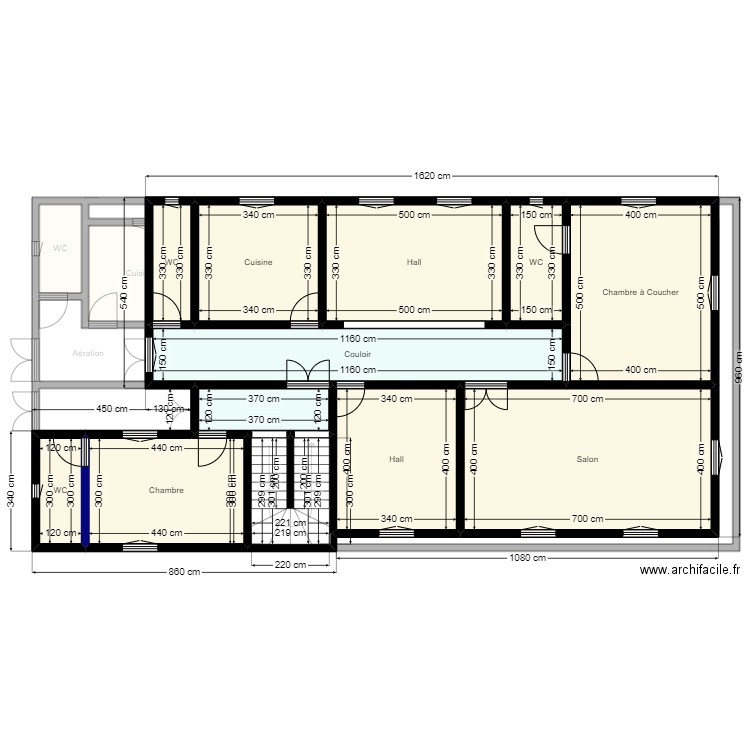 Plan de terrain 20mx10m Client 36 39 34 63 V4. Plan de 27 pièces et 309 m2