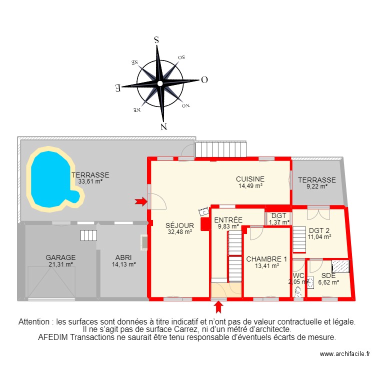 BI 12925 - . Plan de 42 pièces et 472 m2