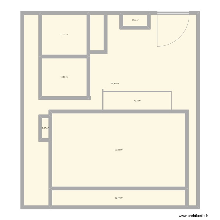 PLAN DE MASSE LAKOUANGA. Plan de 8 pièces et 185 m2