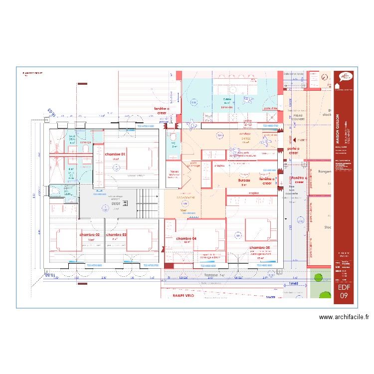 Guillon rdc chauffage. Plan de 0 pièce et 0 m2