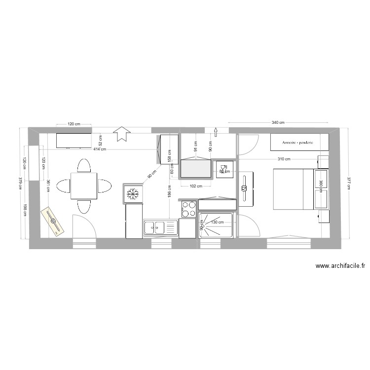 SIMULATION APPARTEMENT EST VERSION 5. Plan de 0 pièce et 0 m2