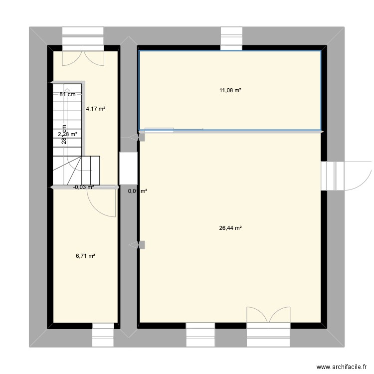 Habitation meublée. Plan de 24 pièces et 301 m2