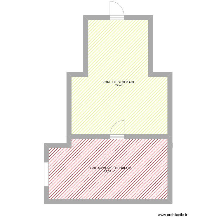 hihiioo. Plan de 2 pièces et 51 m2