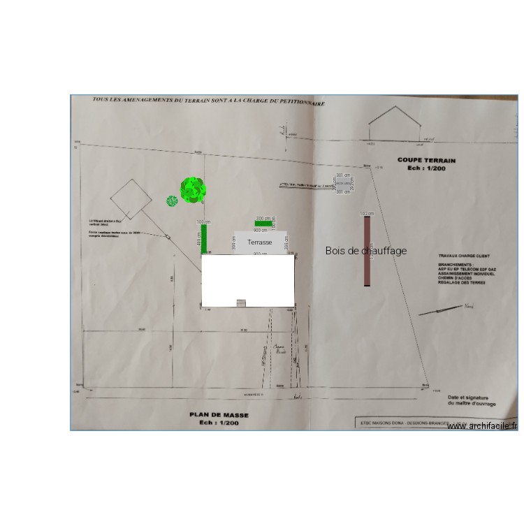 Pergola . Plan de 0 pièce et 0 m2