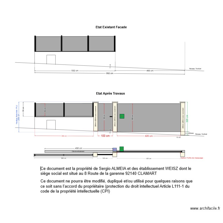 CARRON . Plan de 0 pièce et 0 m2