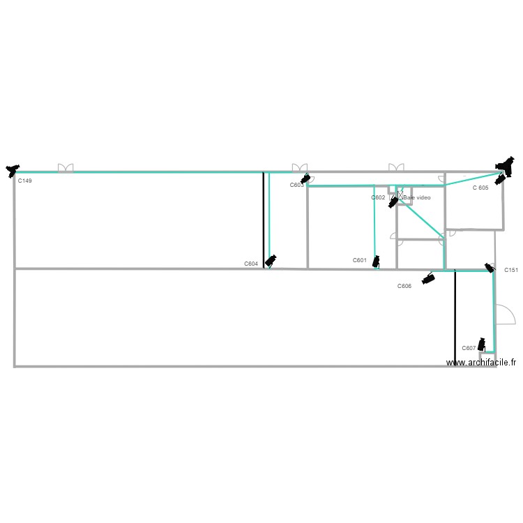 plan stand tir. Plan de 2 pièces et 15 m2