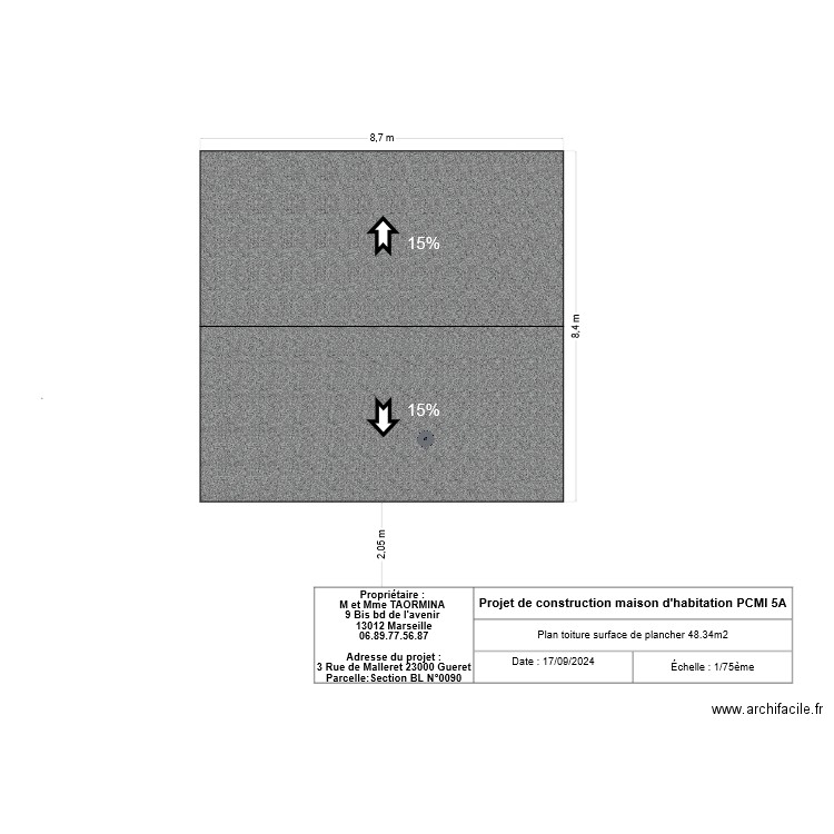 PCMI 5A. Plan de 0 pièce et 0 m2