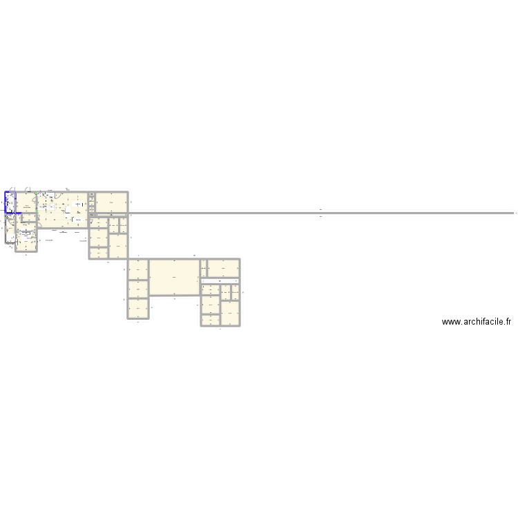 version 2. Plan de 29 pièces et 415 m2