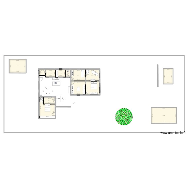 MaisonLu_V3. Plan de 13 pièces et 131 m2