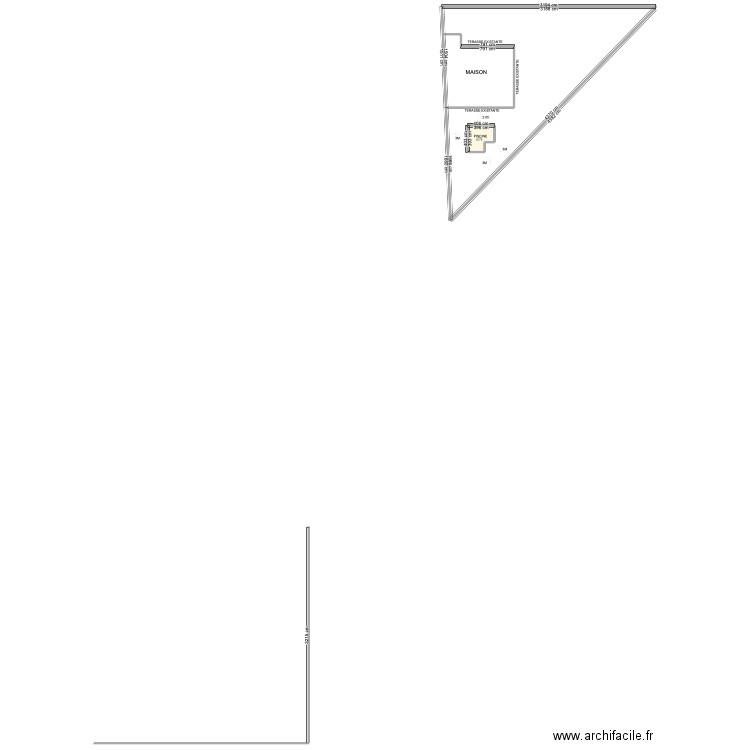 PISCINE COCO. Plan de 1 pièce et 13 m2