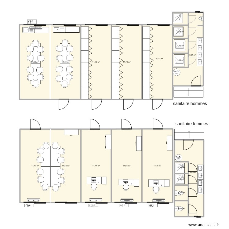 EIFFAGE VOUGLANS 39. Plan de 19 pièces et 175 m2