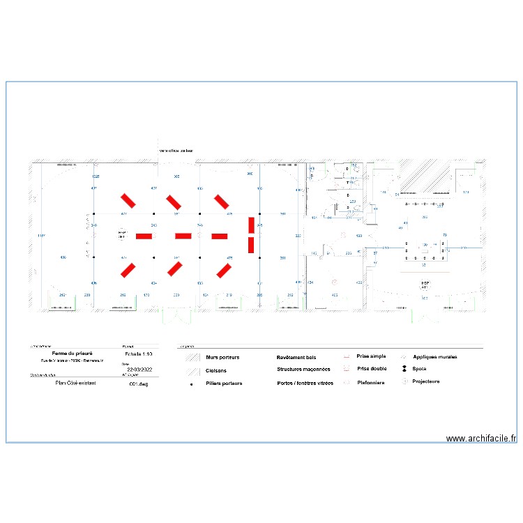 Plan de table. Plan de 0 pièce et 0 m2